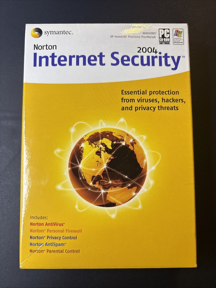 Norton Internet Security Software for Windows XP 2004.