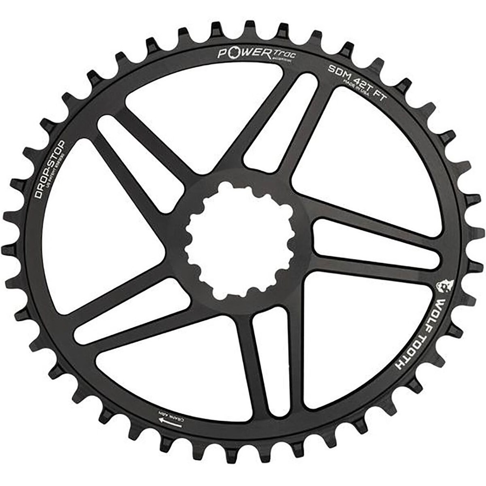 Wolf Tooth Components Drop Stop Elliptical Direct Mount SRAM Flattop Chainring B