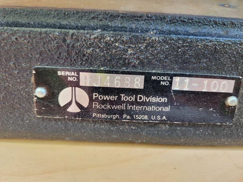 Rockwell 11-100 Benchtop Drill Press - Complete, Original