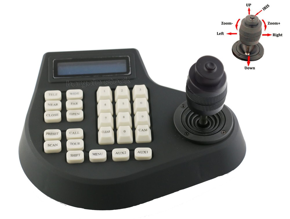 4-Axis 4D PTZ Joystick Controller Keyboard RS485 CCTV PTZ Security Camera DVR