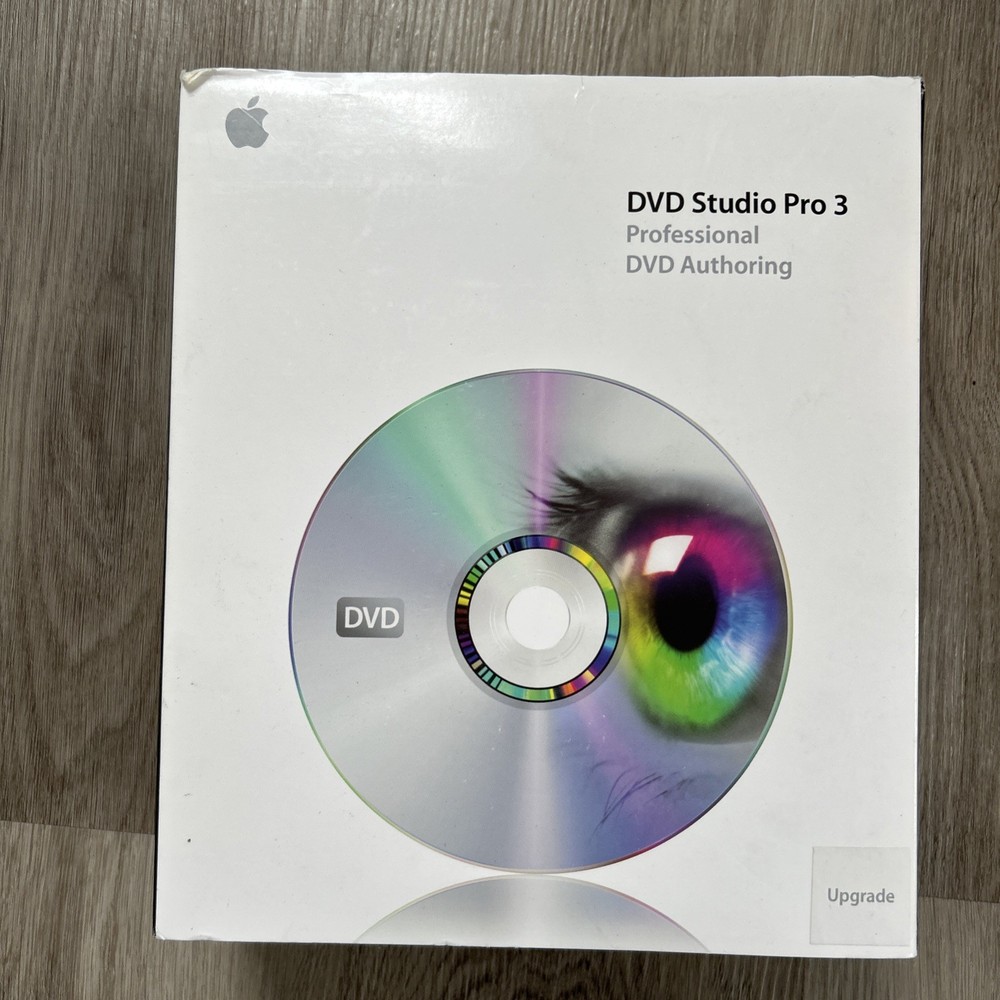 Apple DVD Studio Pro 3 Upgrade Professional DVD Authoring Software Complete