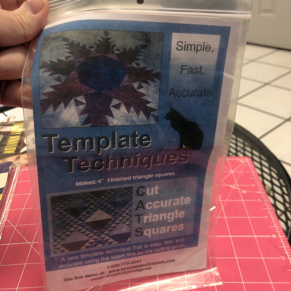 Template Techniques Quilting Template For 4” Triangles