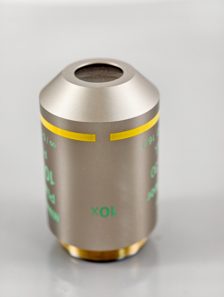 Nikon Plan Fluor 10x 0.30 Ph1 DLL Microscope Objective Eclipse E & i Series
