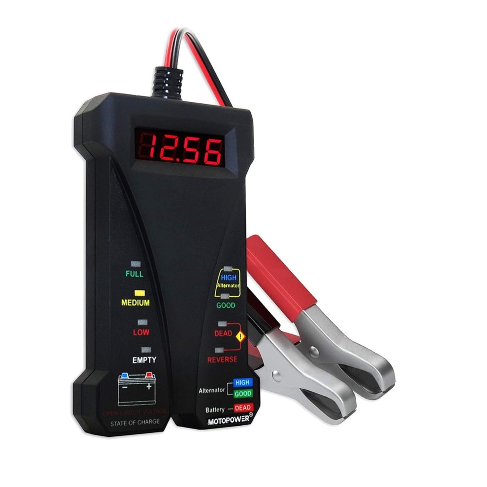 Battery Testing Made Easy: 12V Voltmeter with LED Indication and Safety Features