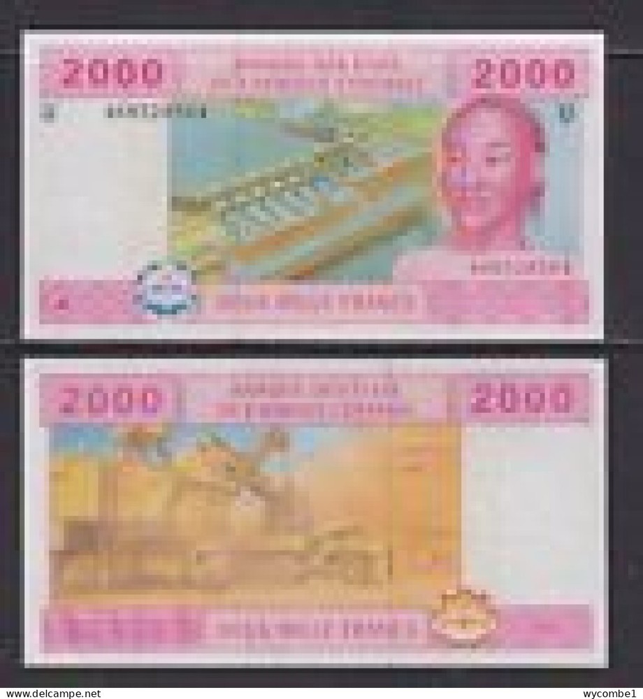 CAMEROON - 2002 2000 CFA UNC Banknote