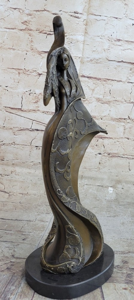 Handcrafted Museum Quality Classic Artwork Signed Original Bronze Sculpture