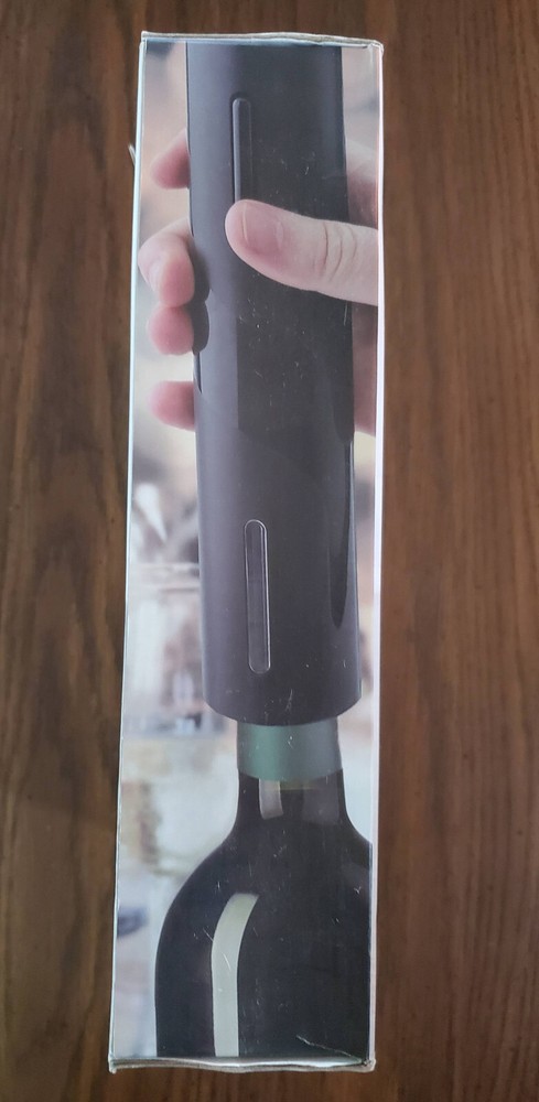 Sharper Image Automatic Wine Opener With Foil Cutter and Storage Base
