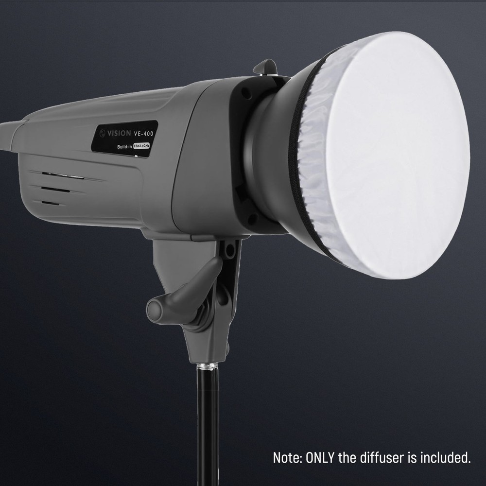 Neewer 2-Pack 7" Diffuser Socks for Studio Strobe Reflector Portrait Video Shoot