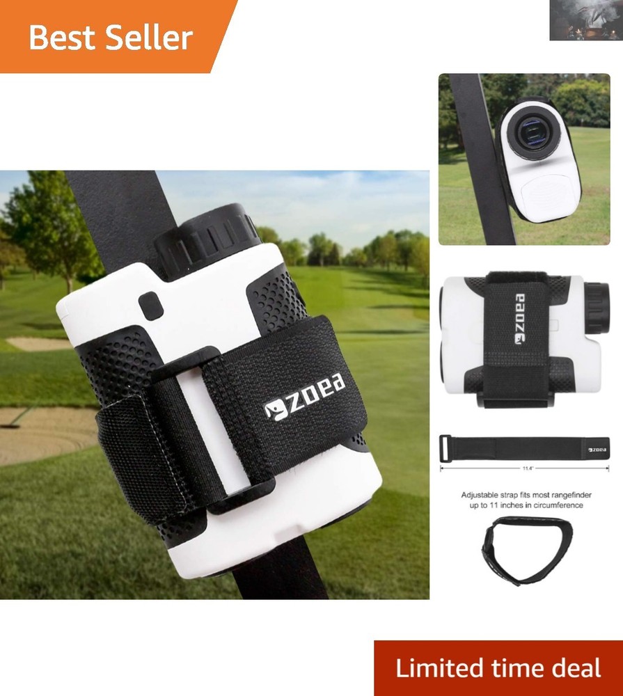 Luxurious Magnetic Rangefinder Mount Strap for Golf Carts - Secure & Accessible