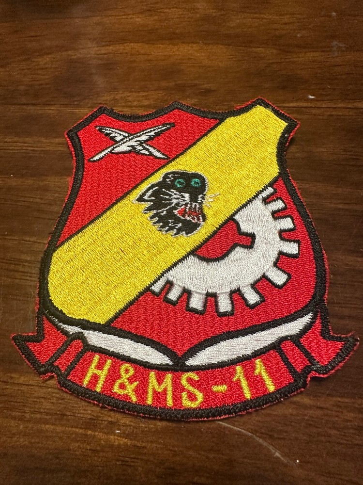 Vintage USMC H&MS-11 Squadron Patch