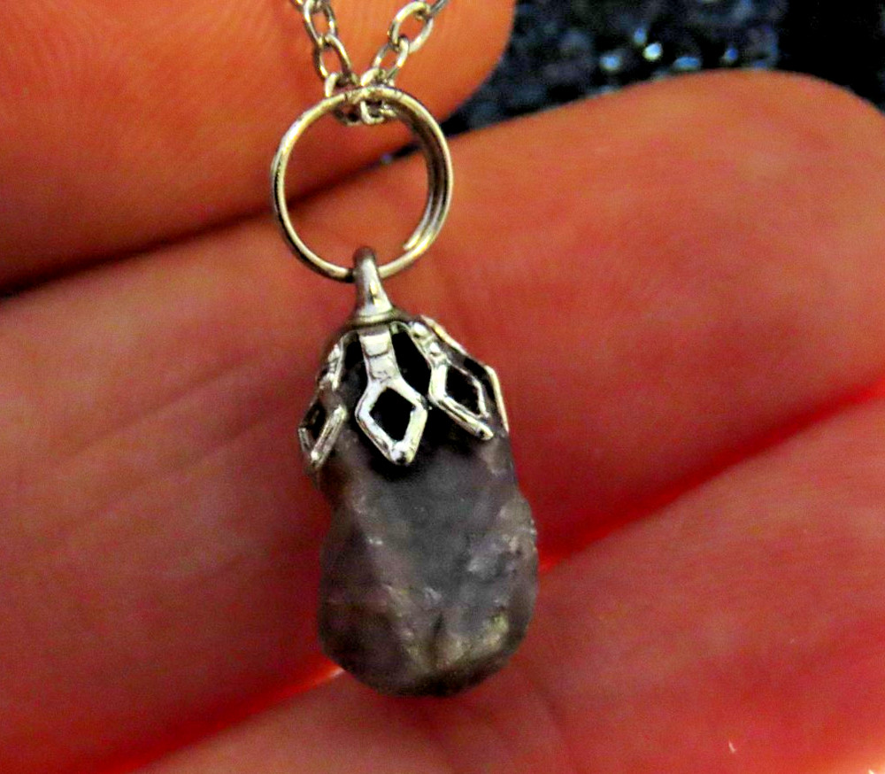 Natural Blue Sapphire Pendant RAW