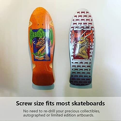Hikeen Skateboard Wall Mount Hanger - Deck Display & Storage, Floating Effect