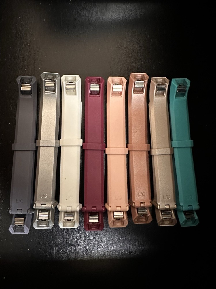 Fitbit Adjustable Silicone Replacement Bands, Multicolor, Large, Fitbit Alta HR
