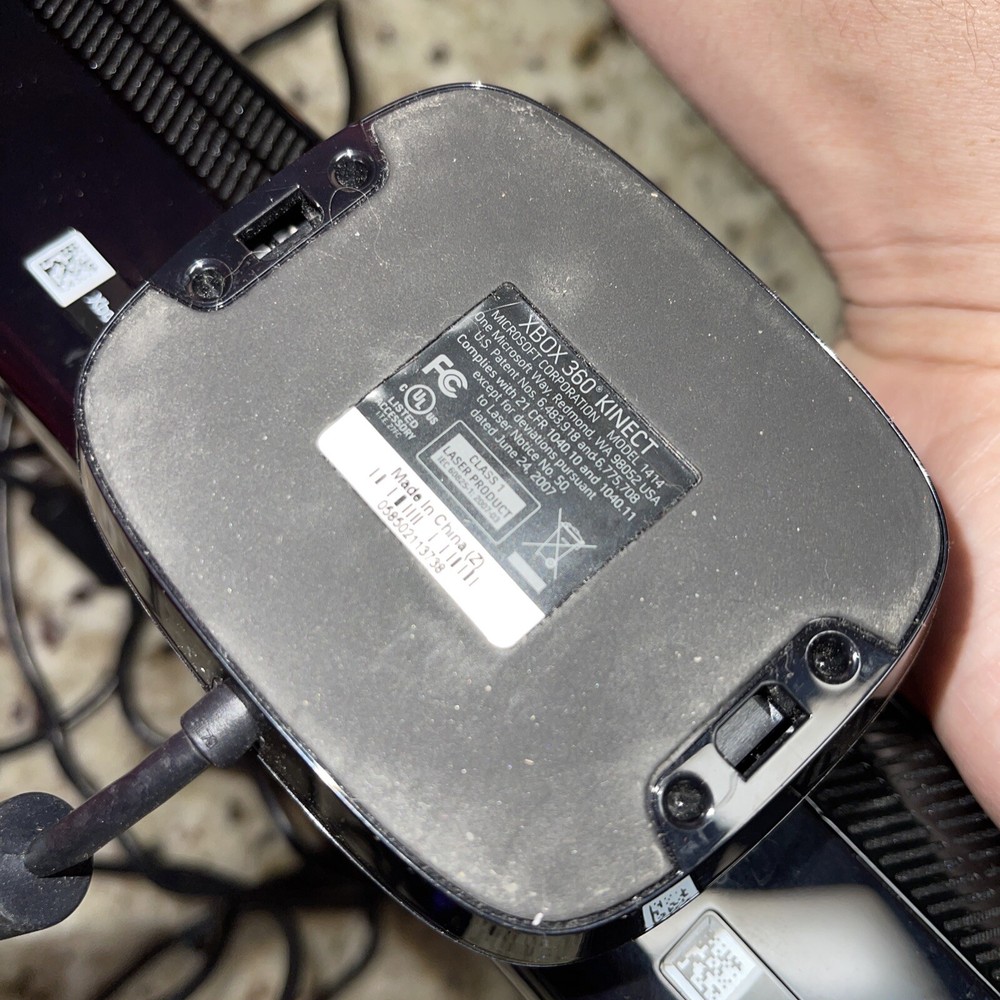 Genuine Microsoft XBOX 360 Kinect Sensor Bar Model 1414 Black Works