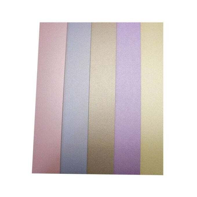 A4 Pearlescent1/sided paper 100gms mixed craft