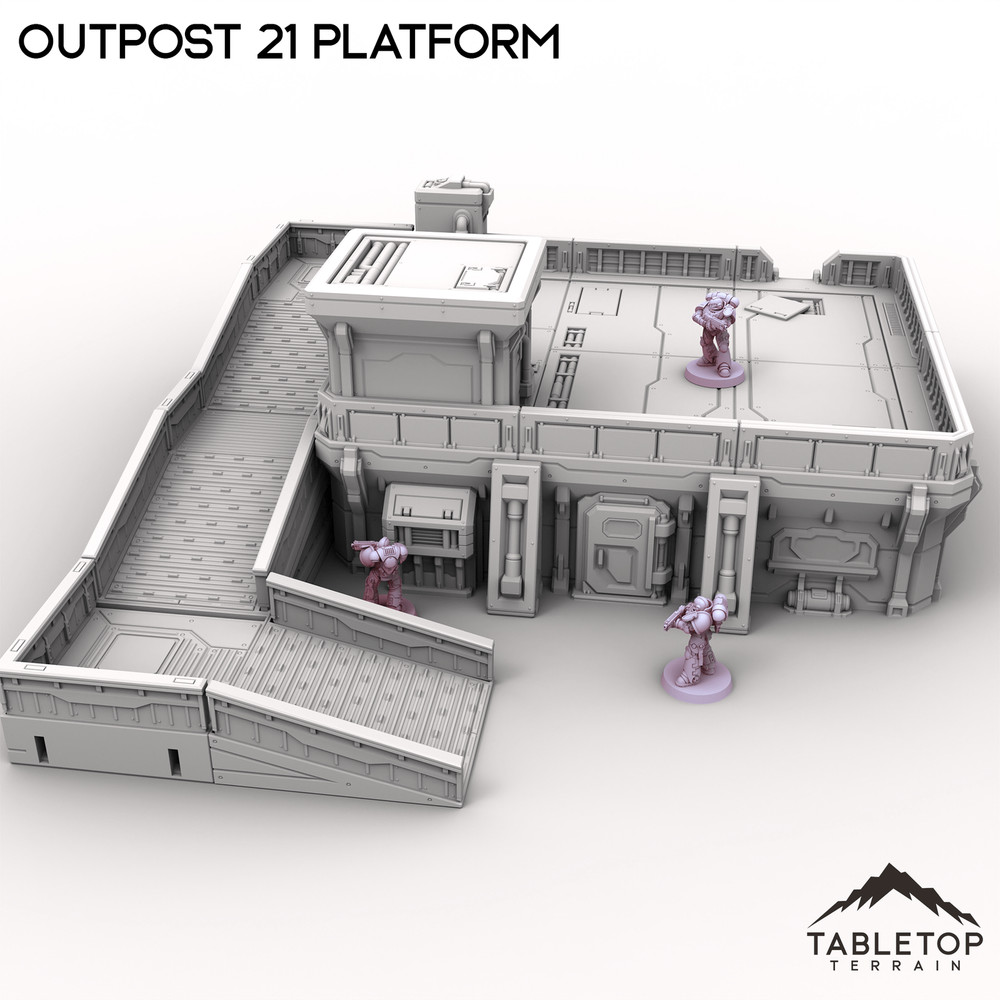 Outpost 21 Platform - Grimdark Gothic Wargaming Tabletop