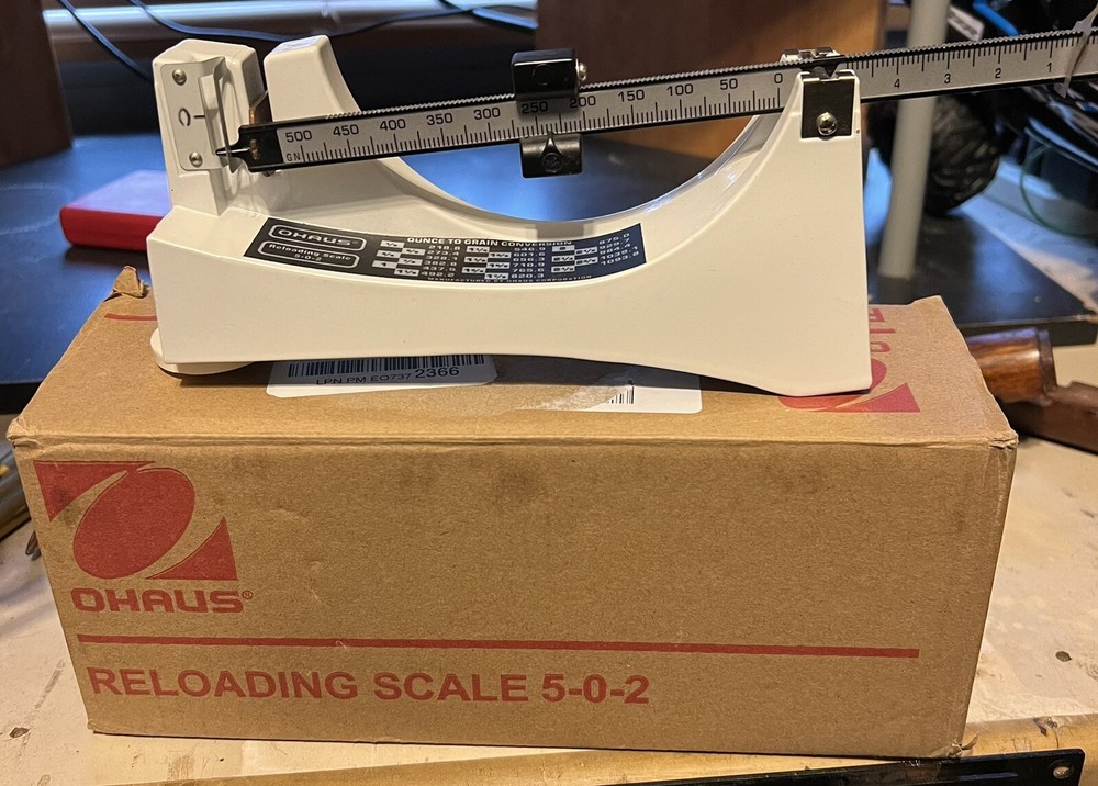 OHAUS 30393272 5-0-5 Reloading Scale Missing Pan Holder