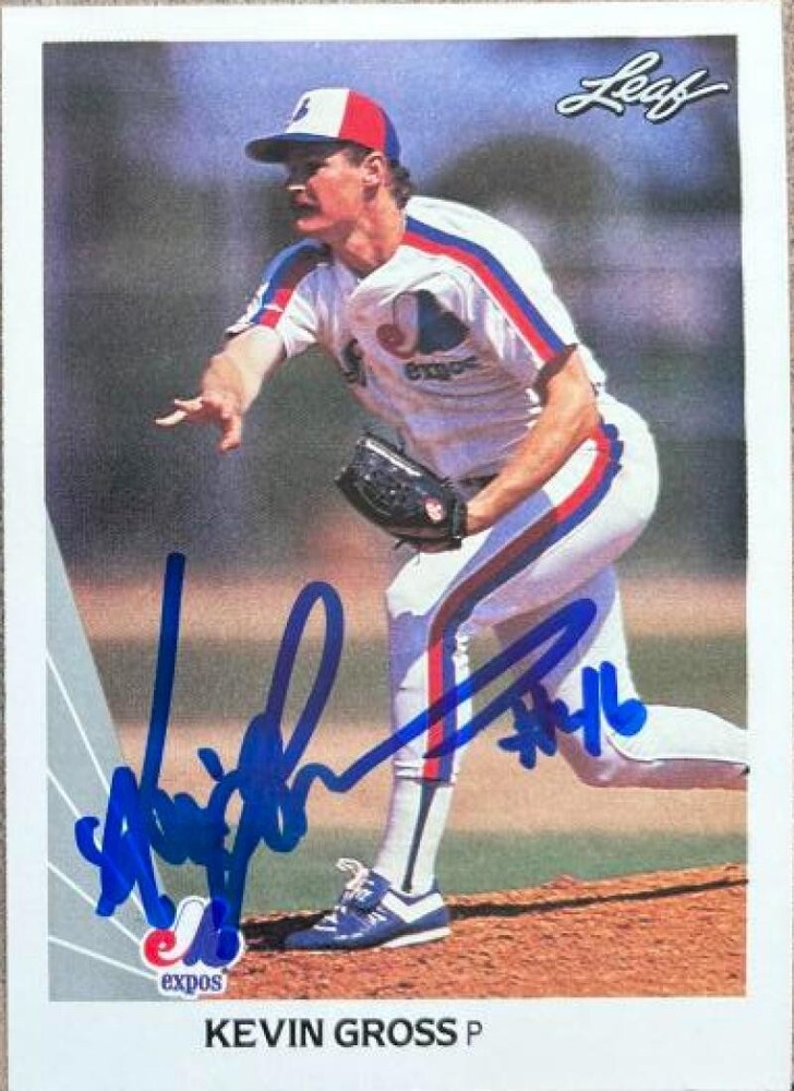 Kevin Gross Autographed 1990 Leaf #61