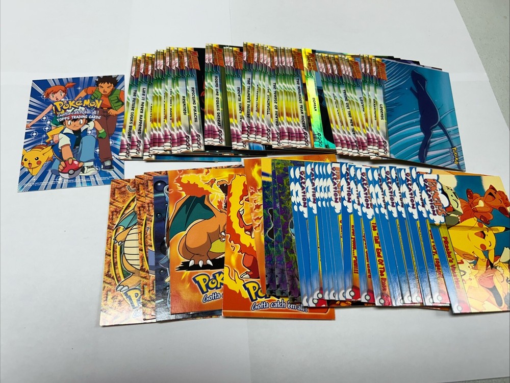 Pokemon Movie Animation Edition (Topps) Complete Set Blue Label