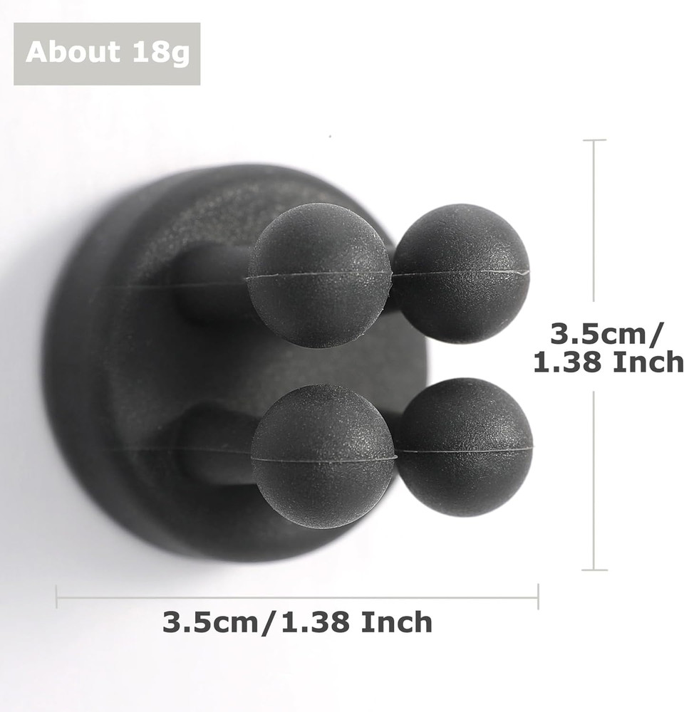 4 Pcs Silicone Toothbrush Holder Multi-Function Hook Waterproof Self Adhesive Si