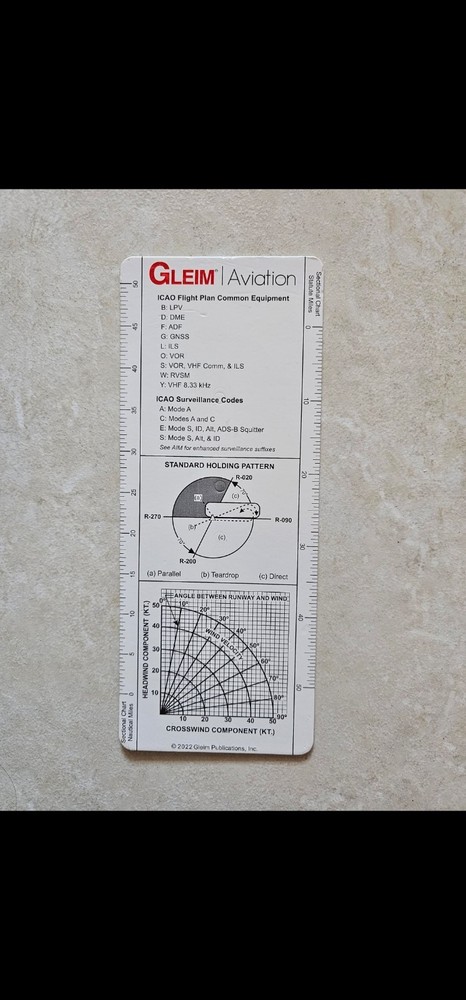 Gleim Flight Computer Gleim Navigational Plotter 2022