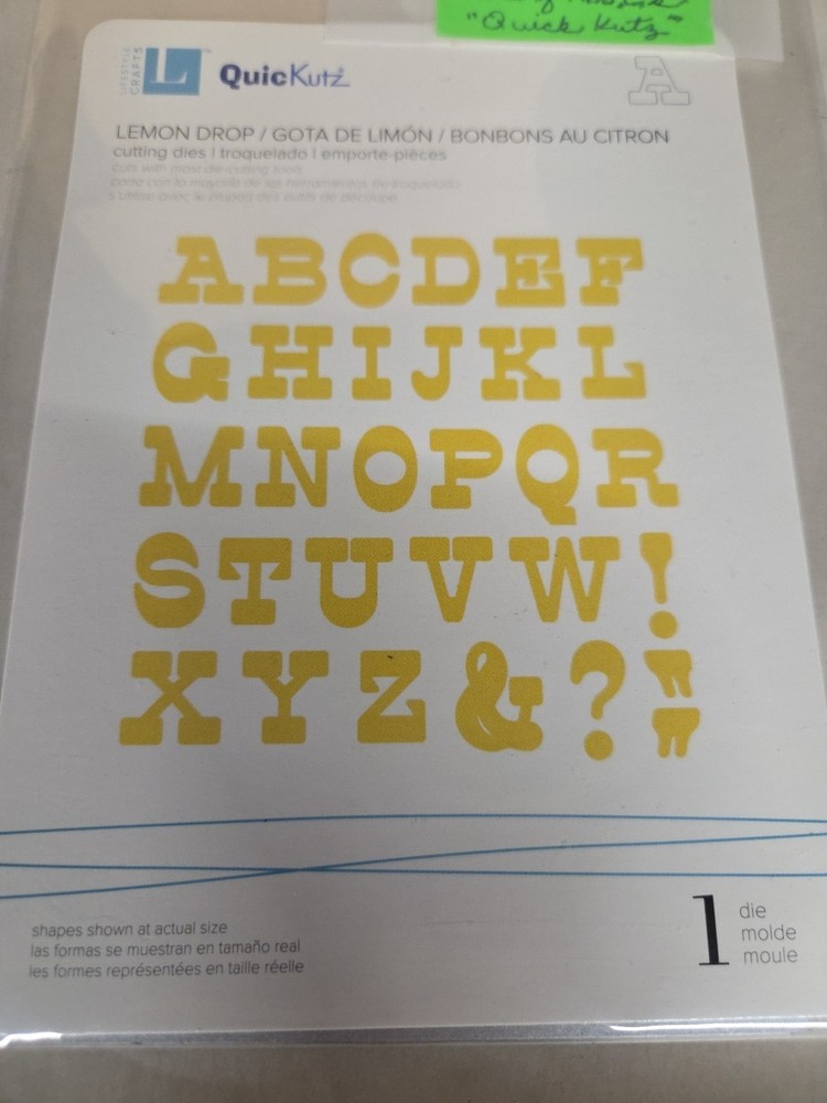 QuicKutz Alphabet Dies