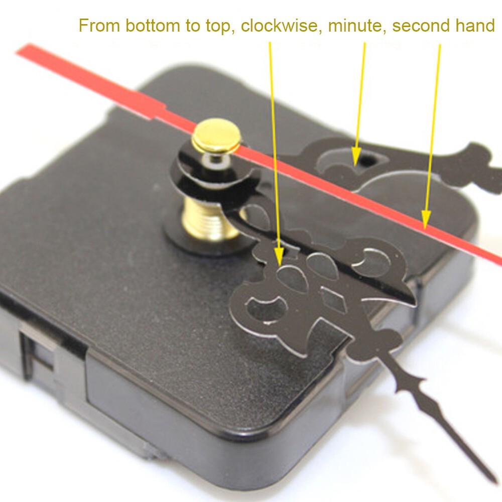 Quartz Clock Movement Mechanism Module Repair DIY Kit Battery Powered Hands Tool