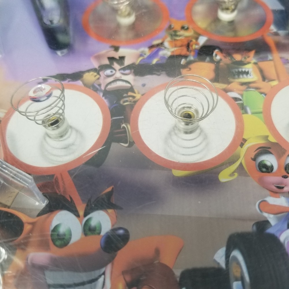 Crash Bandicoot CTR Team Racing Electronic Pinball Machine Tabletop
