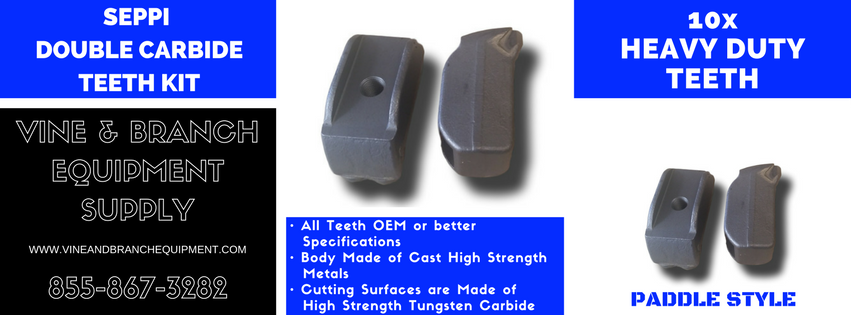 SEPPI DOUBLE CARBIDE TOOL KIT (10 Teeth)
