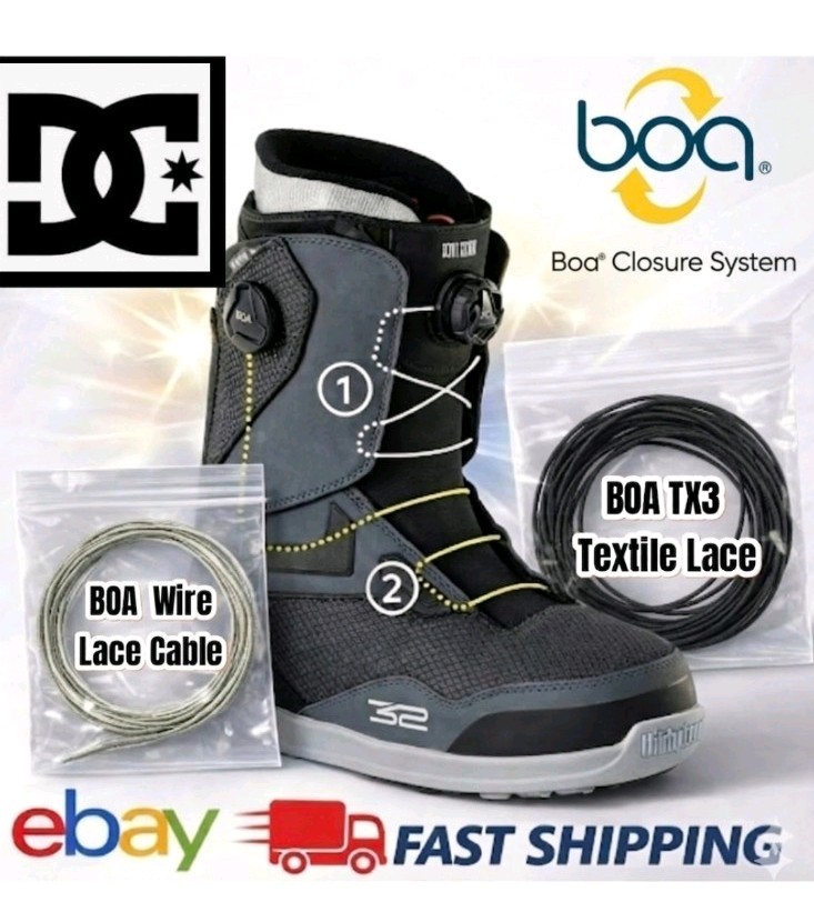 DC Control Phantom Scout BOA Replacement Wire Lace Cable Cord Snowboard Boots