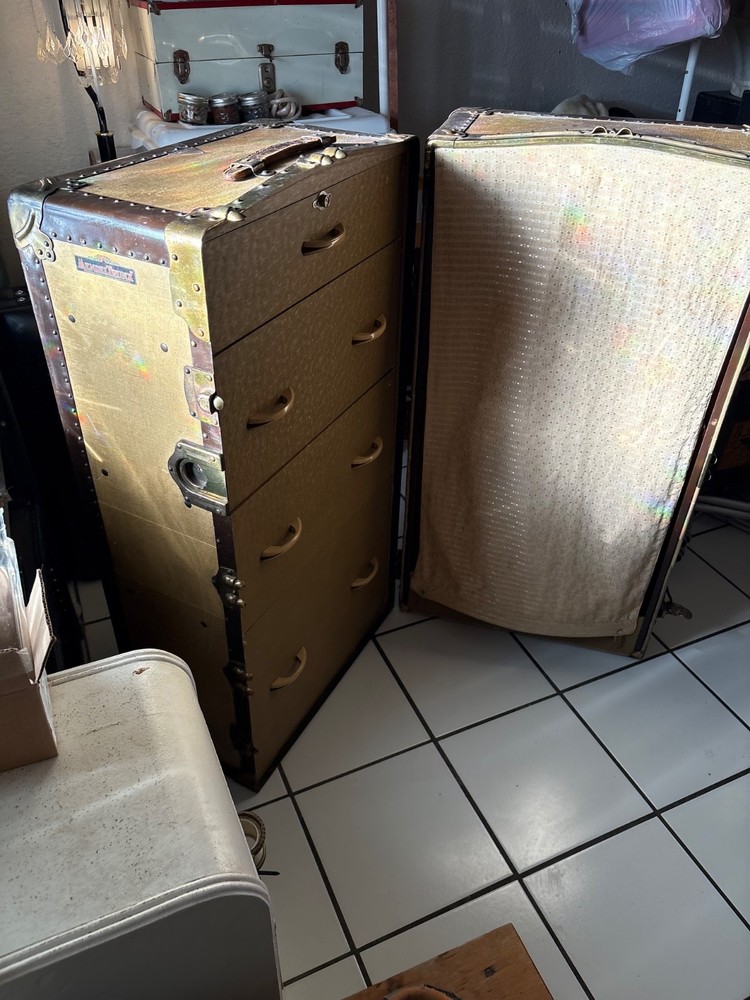steamer trunk wardrobe 1920/1930s