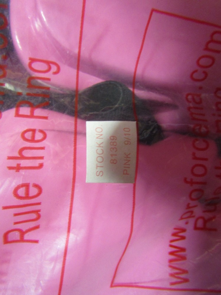 81389 Proforce Thunder Double Layered Kick - Pink Size 9/10