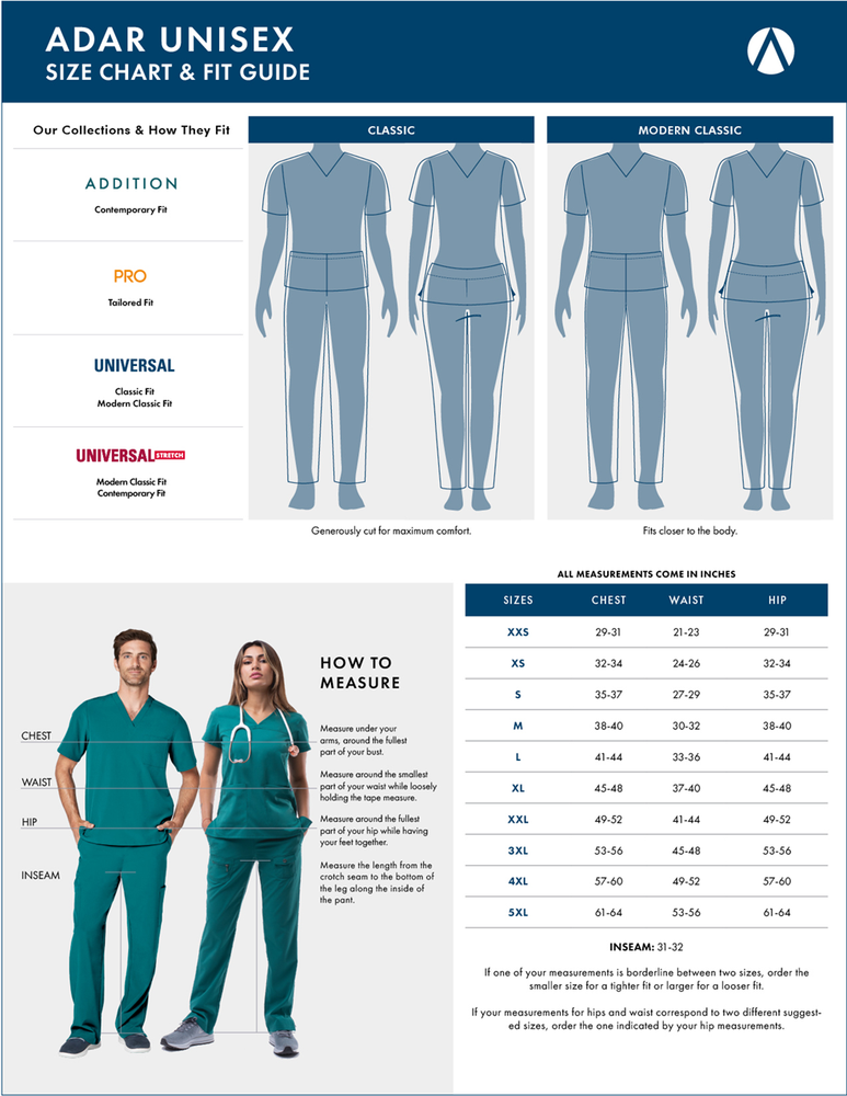 Adar Universal Stretch Unisex Lab Coat - 36" Snap Front Lab Coat