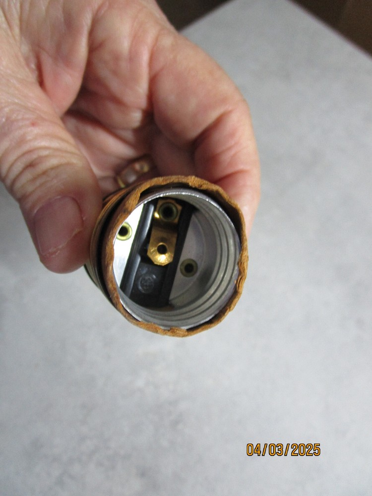 ANTIQUE H&H HART & HEDGEMAN FATBOY PADDLE SWITCH SOCKET