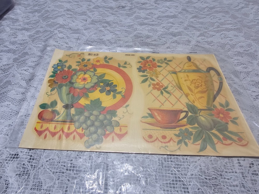 Vintage Eagle Decorative Decals Pattern Number 43