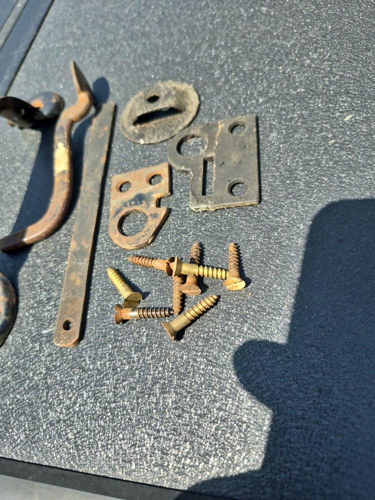 Vintage Stanley Thumb Gate Latch 6 1/2” Used