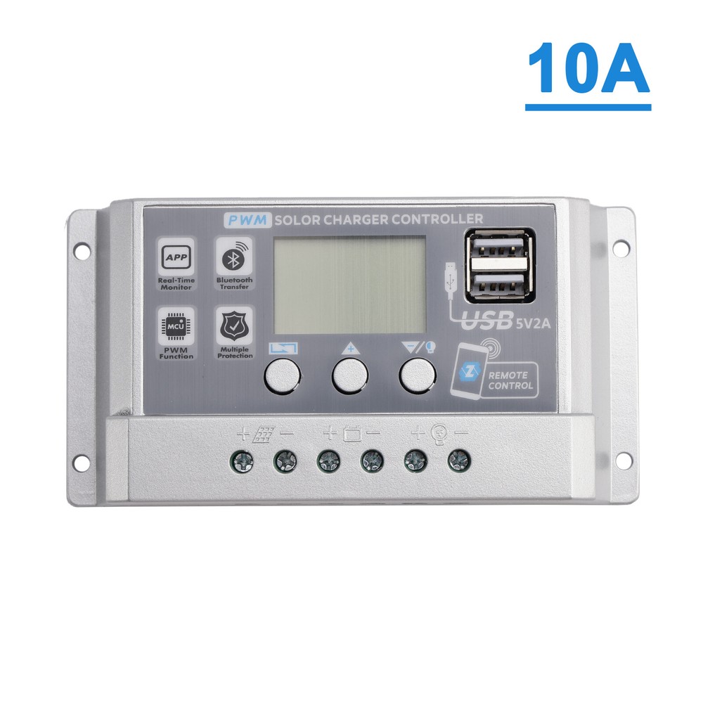 60A PWM Solar Controller Mobile APP Intelligent Control 12V 24V Solar Controller