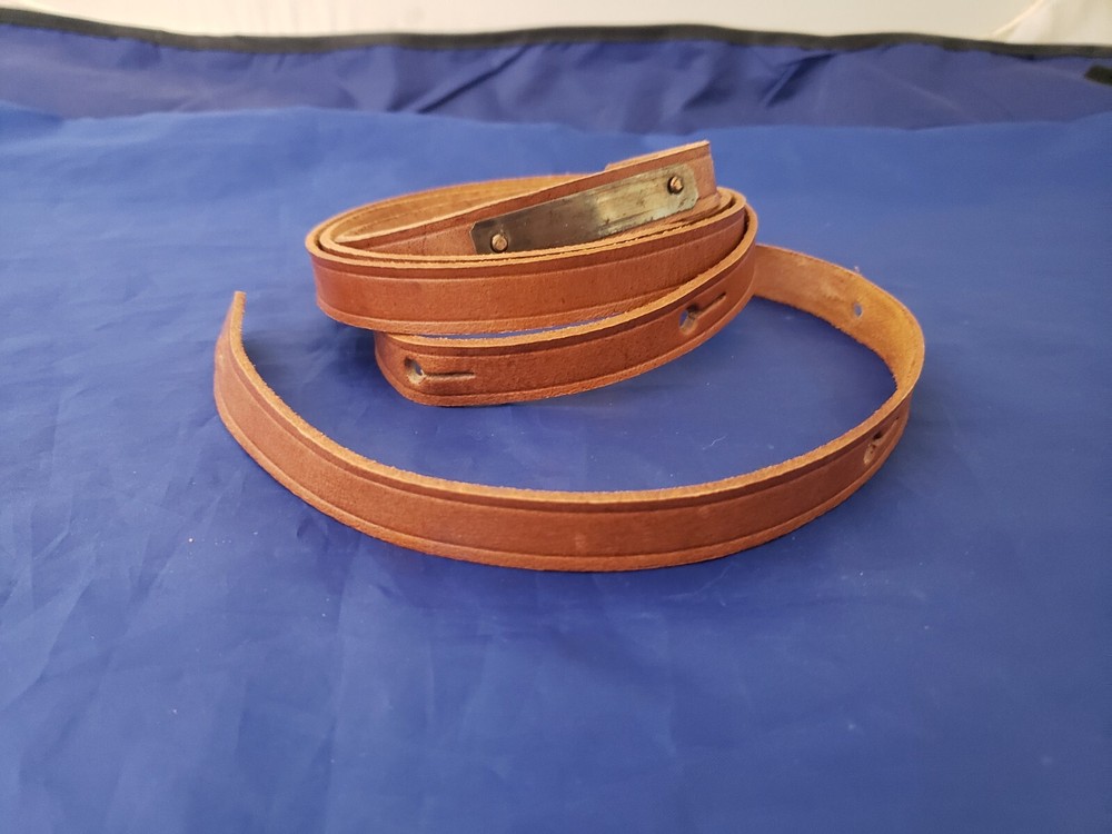 Luger Artillery Shoulder Strap - Tan / Brown with Brass connector