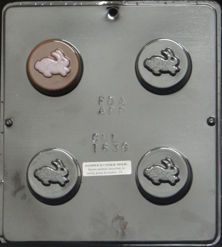 Rabbit Chocolate Cookie Sandwich Mold 1639 NEW