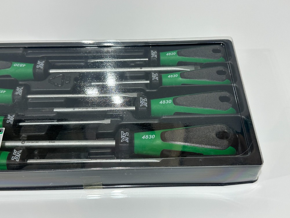 NEW Stahlwille Tools Germany 4892 8pc Drill Screwdriver Set, 3 Component Handle