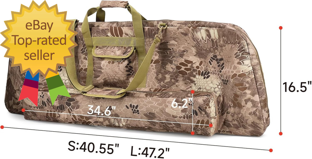 Compound Bow Case Soft Bow Case Compound Bow Carry Bag with Arrow Pocket