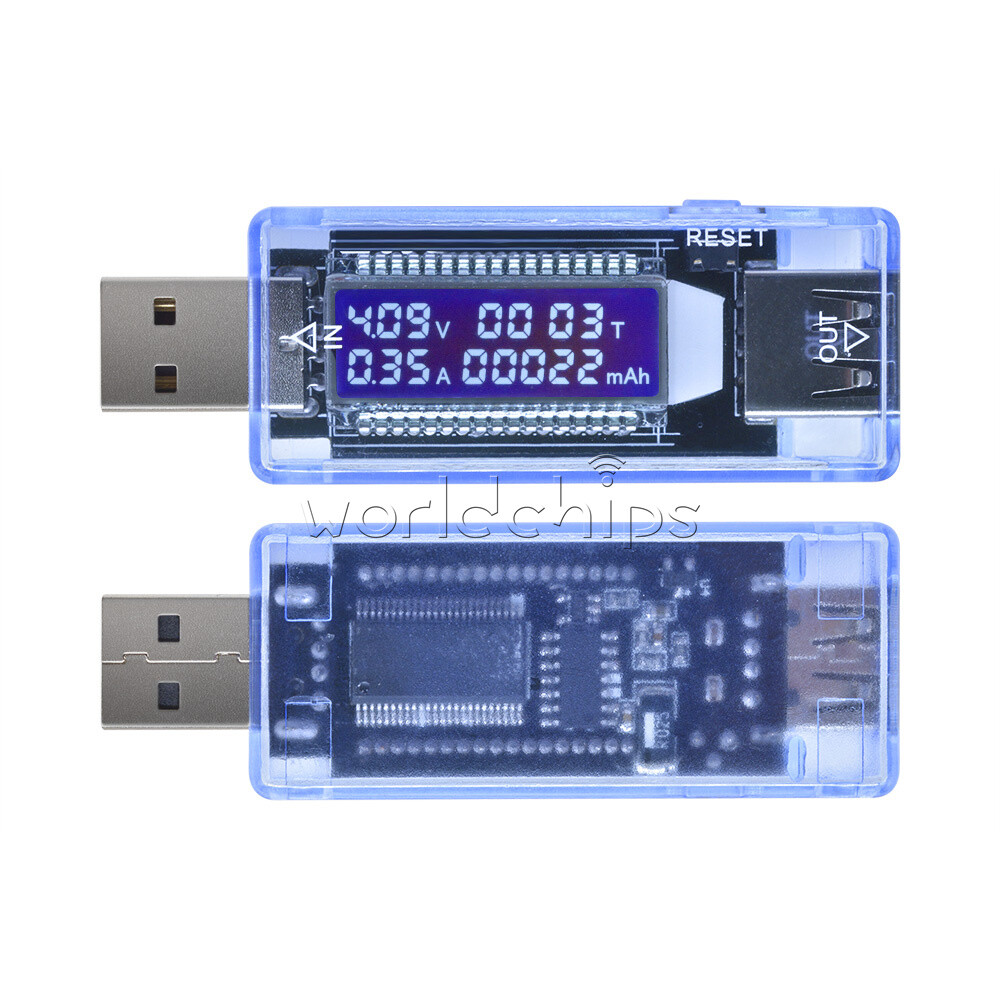 USB Charger Doctor Capacity Tester LCD Display Current Voltage Detector Meter