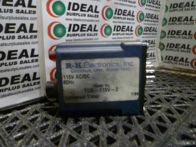 R-K ELECTRONICS TUB115V2 RELAY-Used