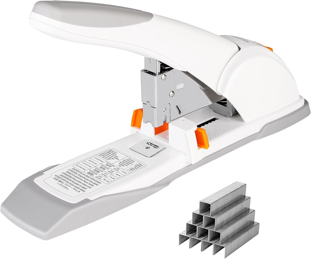 Heavy Duty Stapler, 130 Sheets High Capacity, Large Office Stapler with 1000 ...