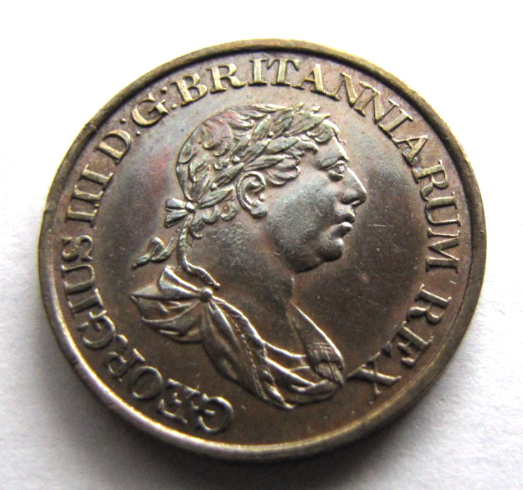 Ceylon KM80 Half Stiver 1815 once cleaned UNC. but very nice.