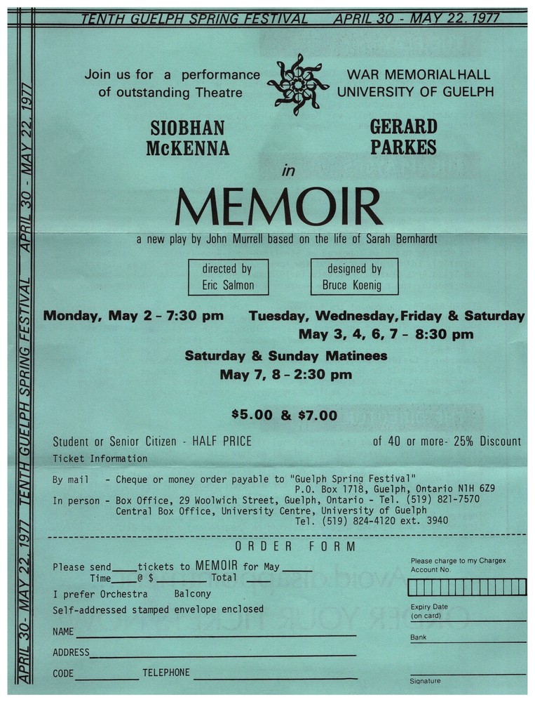 1977 Guelph Spring Festival Memoir Program 2j