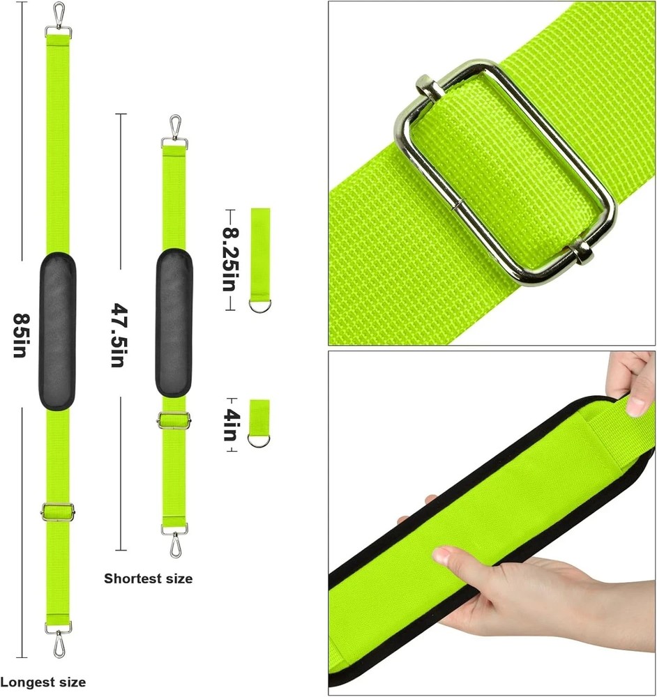 Universal Shoulder Strap for Leaf Blower & String Trimmer, Compatible Green