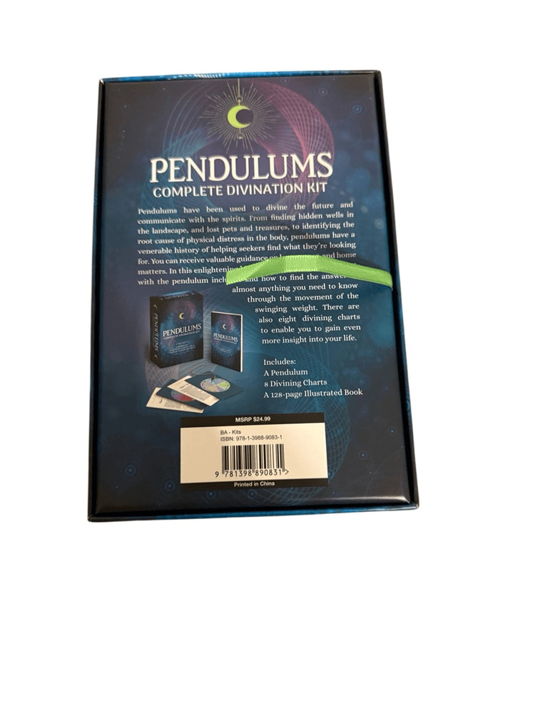 Brand New Pendulums Complete Divination Kit: Pendulum, Chart & Book