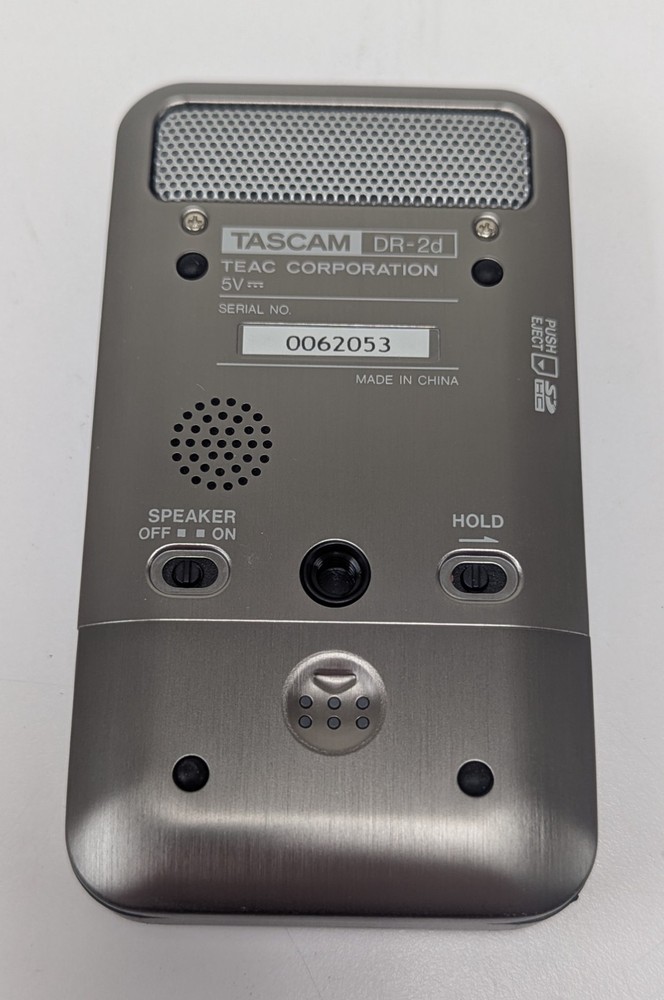 Tascam DR-2D Linear PCM Recorder - NEW Open Box
