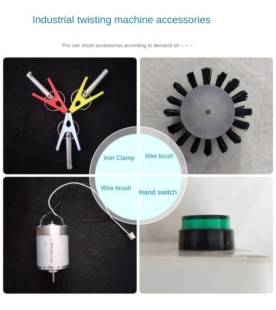 Electric Twisting Machine Thread Rolling Small Speed Clamp Stranding Machine